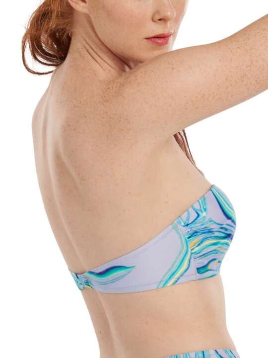 40643LI Haut maillot de bain bandeau balconnet Queensland Lisca Violet face
