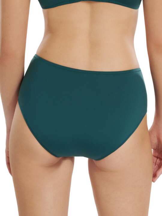 41575LI Bas maillot slip de bain shapewear taille haute Umbria Lisca Vert face