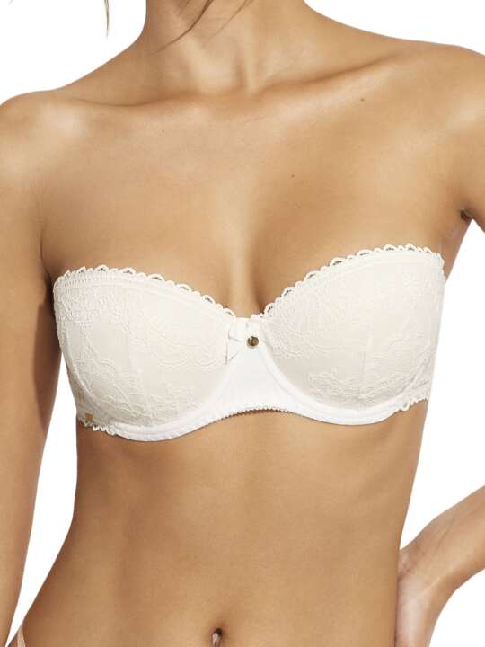 31026SE Soutien-gorge bandeau push-up Penelope Mariage Selmark Ivoire face