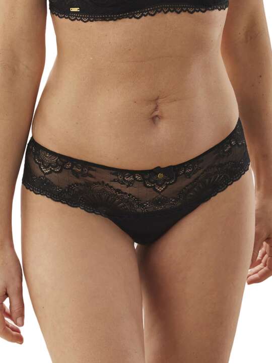 31006SE Shorty string Penelope Selmark Noir face