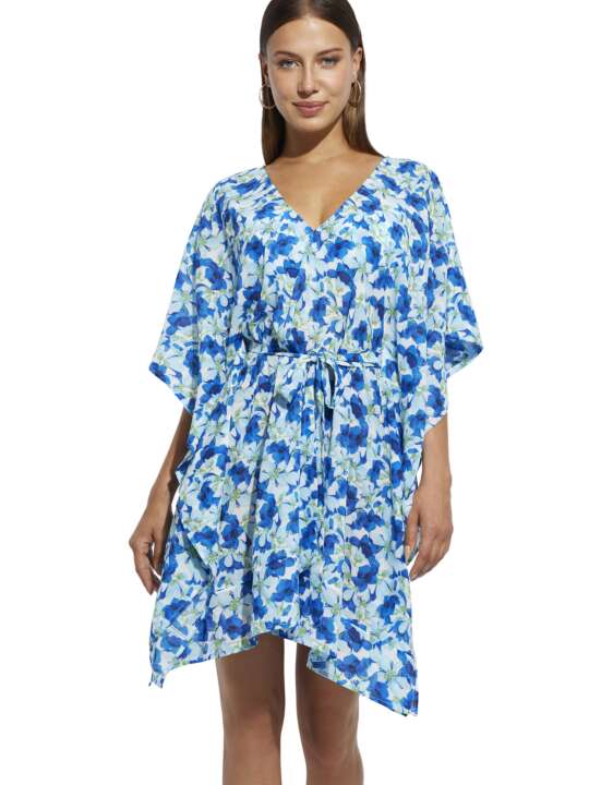 BH395SE Beach Dress Rosé Selmark Mare Blue face