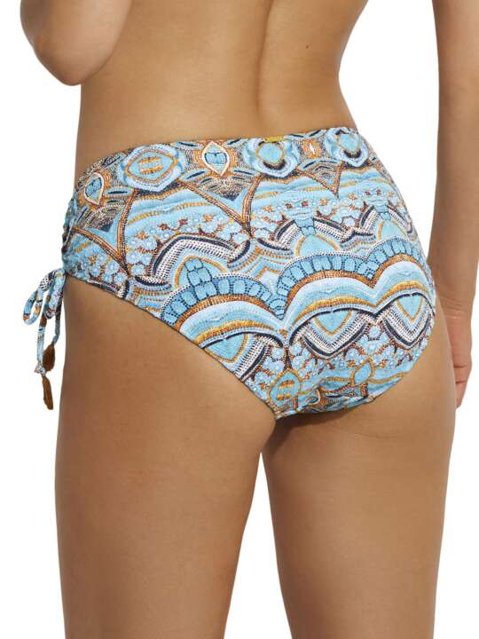 BH603SE Bas maillot slip de bain taille haute Mai Thai Selmark Mare Bleu Turquoise face