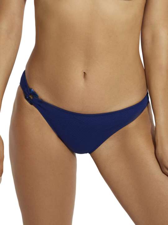 BI207SE Bas maillot slip de bain taille basse Cosmopolitan Selmark Mare Bleu Marine face