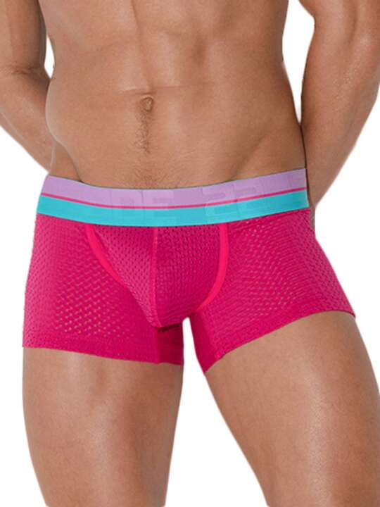 2082COD Boxer Bright Mesh Code22 Rose face