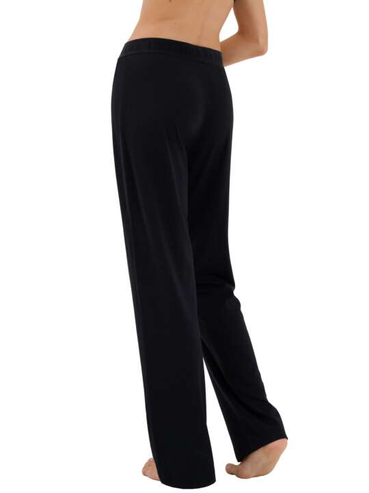 23398LI Bas pyjama pantalon long Mia Lisca Noir face