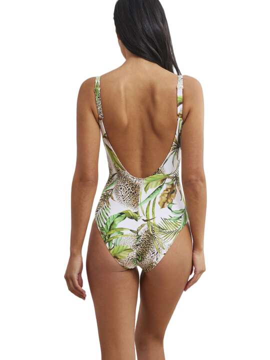 BI158SE Maillot de bain une pièce préformé Paradise Selmark Mare Blanc face