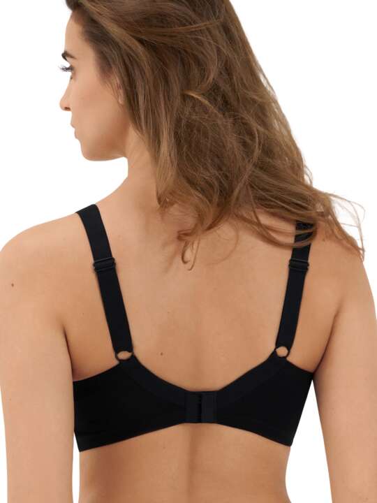 20331LI Soutien-gorge d'allaitement préformé sans armatures Lucy Lisca Noir face