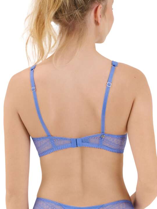 60506LI Soutien-gorge sans armatures Lucky Lisca Cheek Bleu face