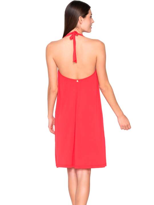 94143LU Robe estivale Promise Luna Splendida Rouge face