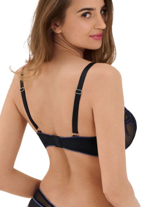 10350LI Soutien-gorge armaturé Amaze Lisca Noir face