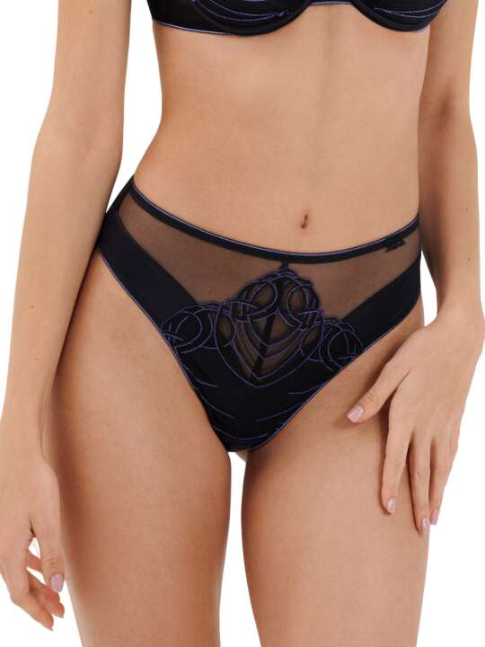 12347LI Brazilian high-waisted brazilian Amaze Lisca Black face