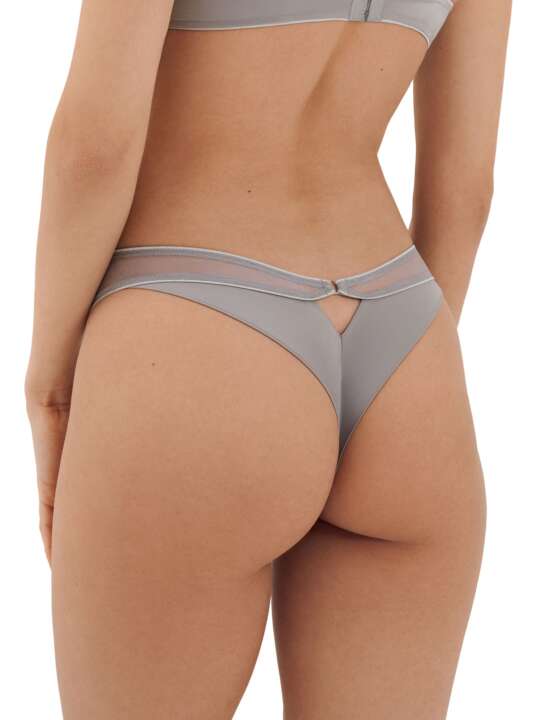 12348LI Brazilian thong Amaze Lisca Silver face