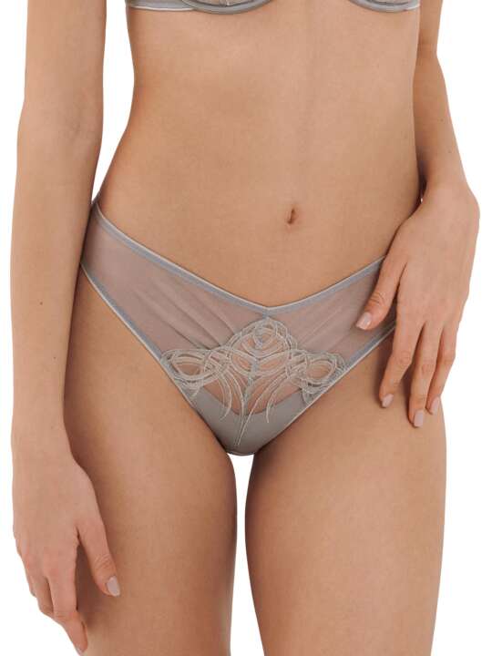 12348LI Brazilian thong Amaze Lisca Silver face