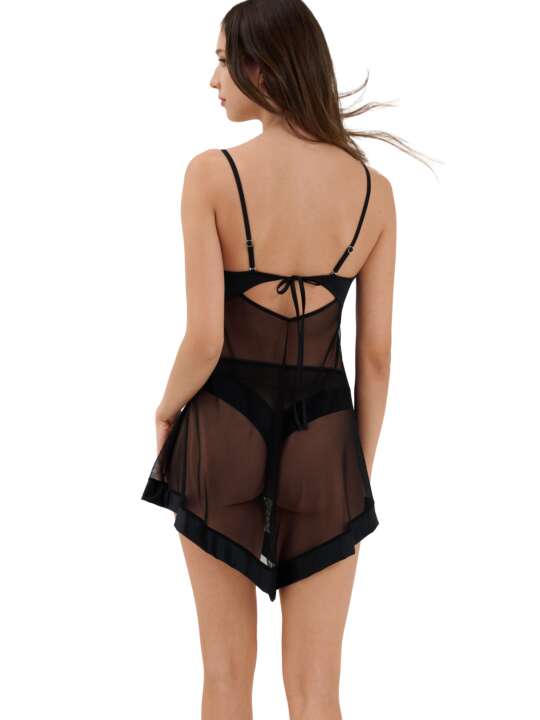 13112LI Multi-position nightie Amaze Lisca Black face