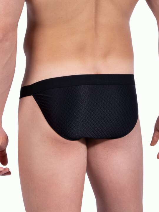 109313O Athletic briefs RED2312 Olaf Benz Black face