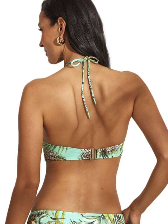 BI116SE Haut maillot de bain bandeau Paradise Selmark Mare Vert face