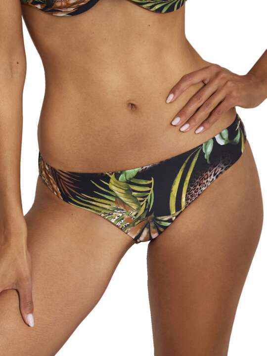 BI102SE Bas maillot slip de bain Paradise Selmark Mare Noir face