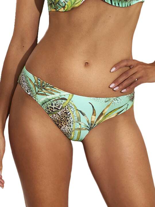 BI102SE Bas maillot slip de bain Paradise Selmark Mare Vert face