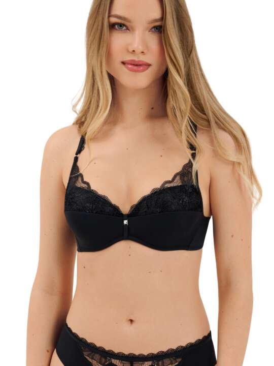 10355LI Soutien-gorge préformé Sympathy Lisca Noir face