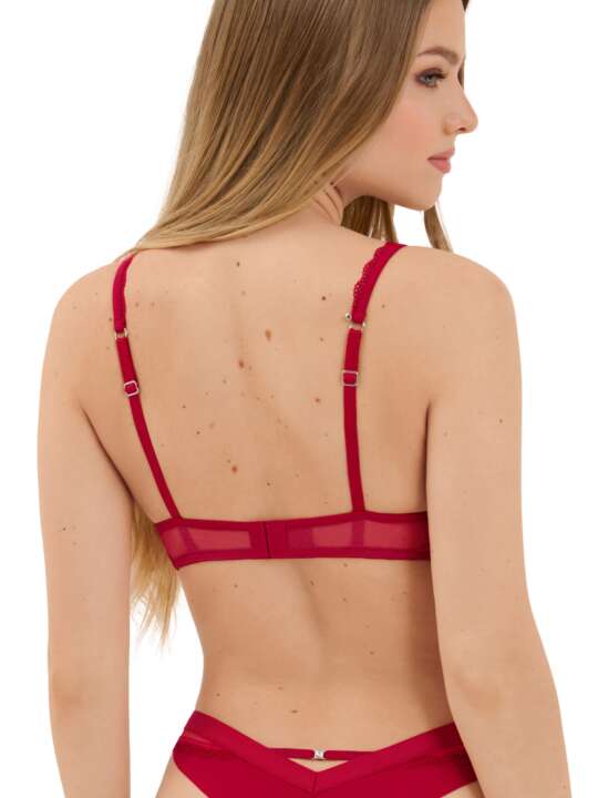 10356LI Soutien-gorge push-up sans armatures Sympathy Lisca Rouge face