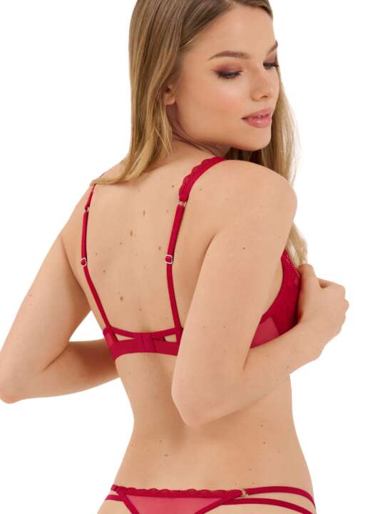 10357LI Soutien-gorge seins nus Sympathy Lisca Rouge face