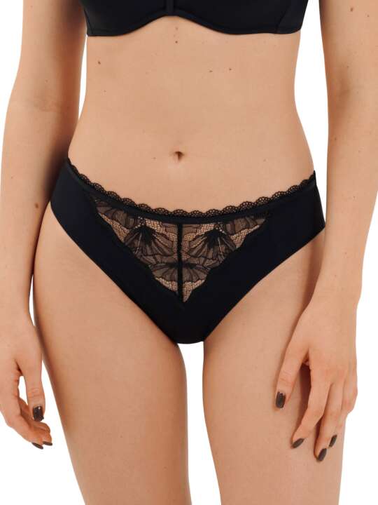 12349LI Slip Sympathy Lisca Noir face