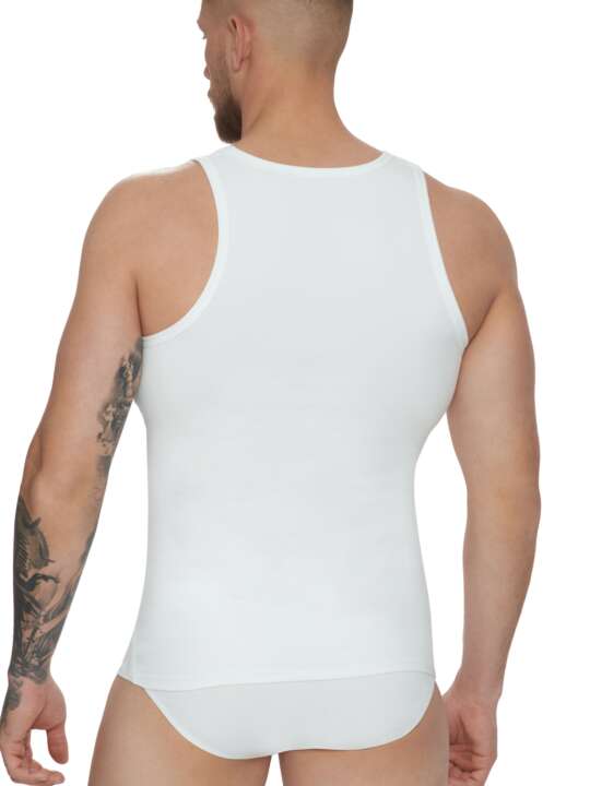 31009LI Tank top Hermes Lisca Men White face