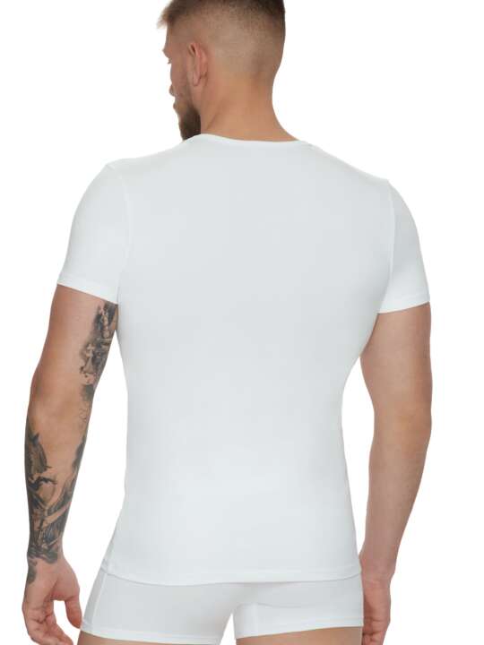 31010LI T-shirt manches courtes Hermes Lisca Men Blanc face