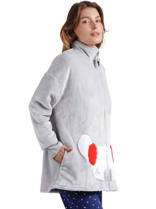67074AD Indoor jacket Good Morning Mouse Admas Grey face
