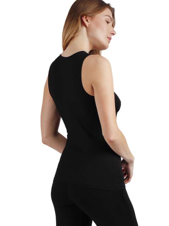 43287AD Sleeveless top Gift Admas Black face