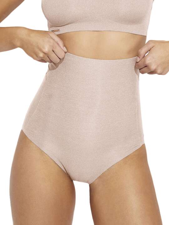 10693SE Panty gainant taille haute One Selmark Rose face