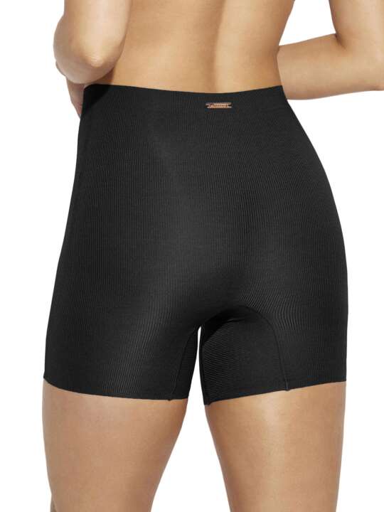 10694SE Shorty-panty gainant taille haute One Selmark Noir face