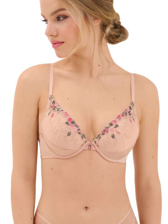 20349LI Soutien-gorge push-up Mirabelle Lisca Rose face