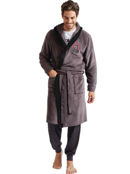 67071AD Robe de chambre Star Wars Admas Gris face
