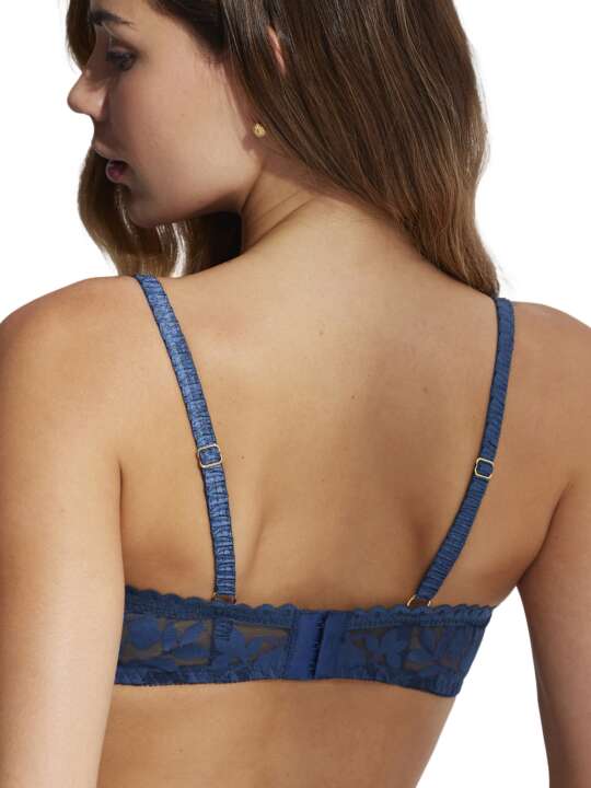 61027SE Soutien-gorge préformé 3D armaturé Gabrielle Selmark Bleu face