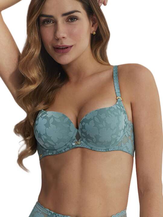 61027SE Soutien-gorge préformé 3D armaturé Gabrielle Selmark Vert face