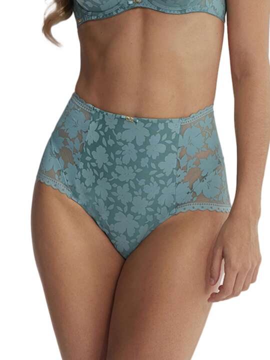 61090SE Culotte haute gainante Gabrielle Selmark Vert face
