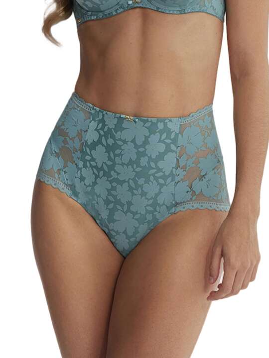 61090SE Culotte haute gainante Gabrielle Selmark Vert face