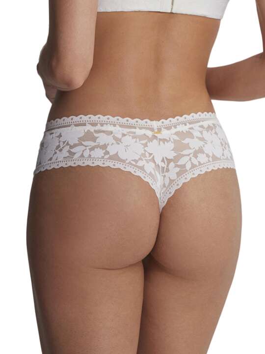 61006SE Shorty-string Gabrielle Mariage Selmark Ivoire face