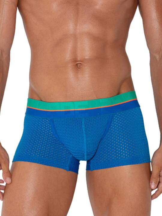 2082COD Boxer Bright Mesh Code22 Bleu face