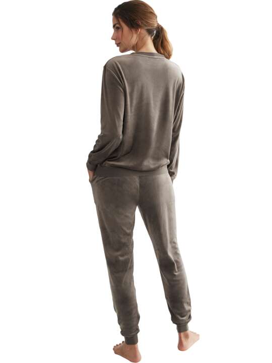 P7173SE Loungewear and indoor pyjamas trousers sweats Sport Selmark Khaki face