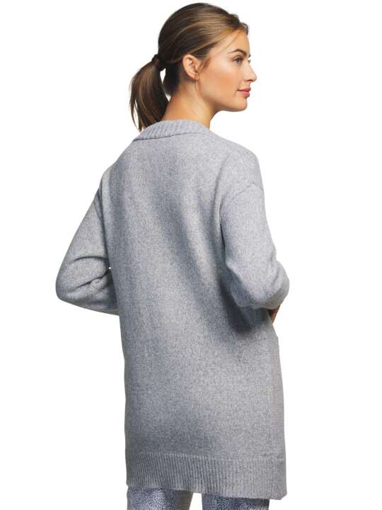 PC080SE Veste cardigan Complementos Petalos Selmark Gris face