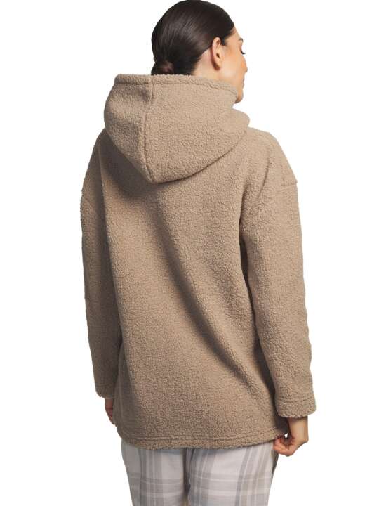 PC088SE Hooded inner jacket Big Family Selmark Brown face