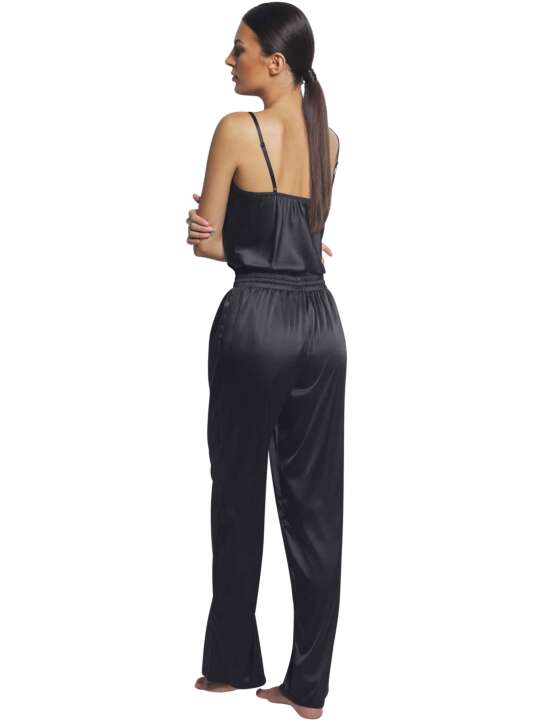 P7873SE Pyjama pantalon caraco Sofisticada Selmark Noir face