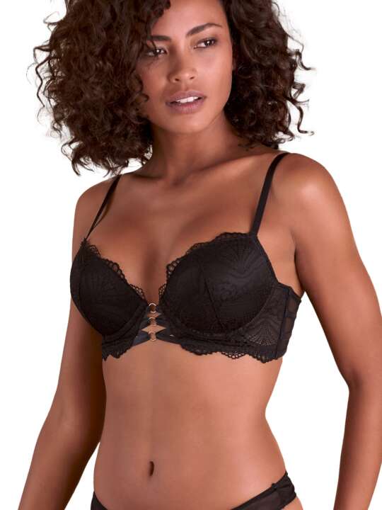 PB4209L Soutien-gorge push-up Eleonora Lascana Noir face