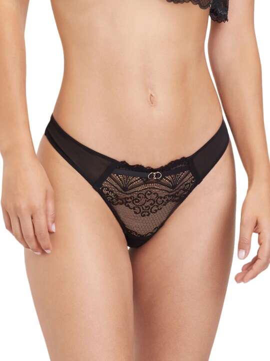 ST4209L String Eleonora Lascana Noir face