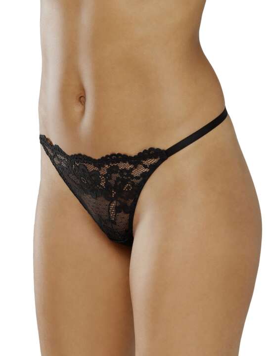 MA170ST String dentelle Sexy Fashion Lascana Noir face