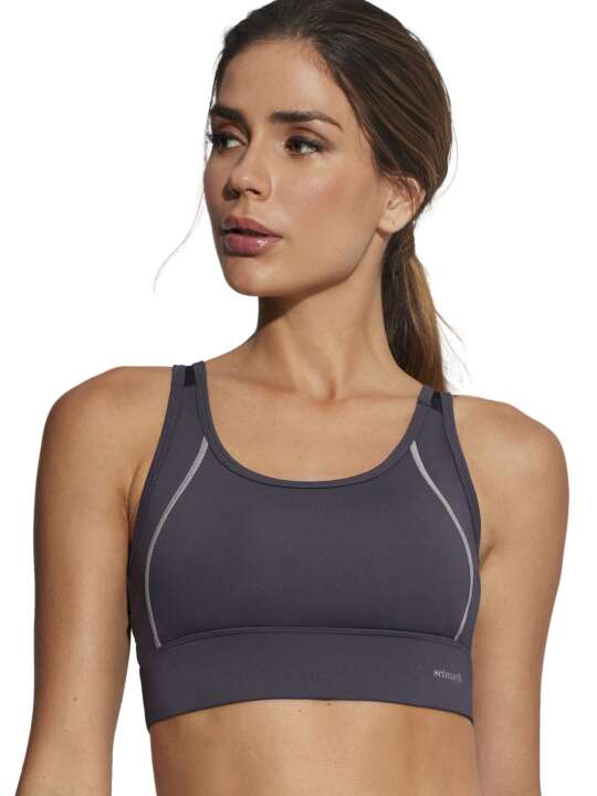 ST582SE Sports bra Tech ST5 Selmark Grey face