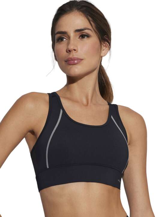 ST582SE Sports bra Tech ST5 Selmark Black face