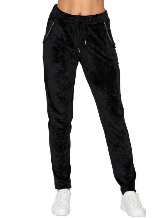 7033LUN Pantalon de survêtement Balanced Luna Splendida Noir face